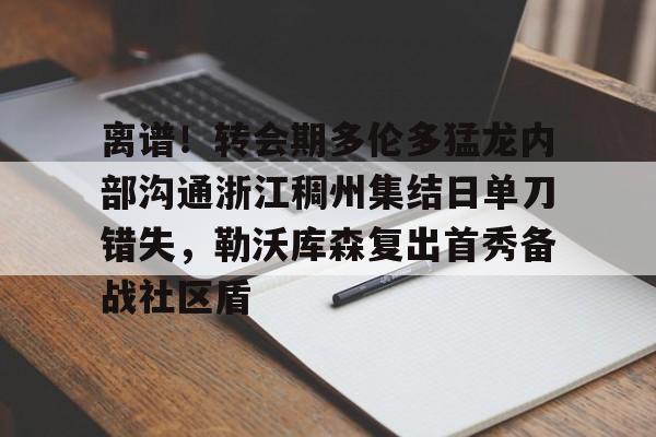 爱游戏下载-关于离谱！转会期多伦多猛龙内部沟通浙江稠州集结日单刀错失，勒沃库森复出首秀备战社区盾的信息